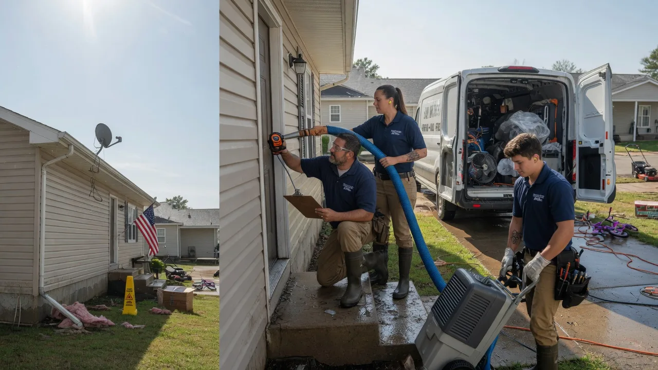 Ceiling Water Damage Restoration in Nellis, WV near me